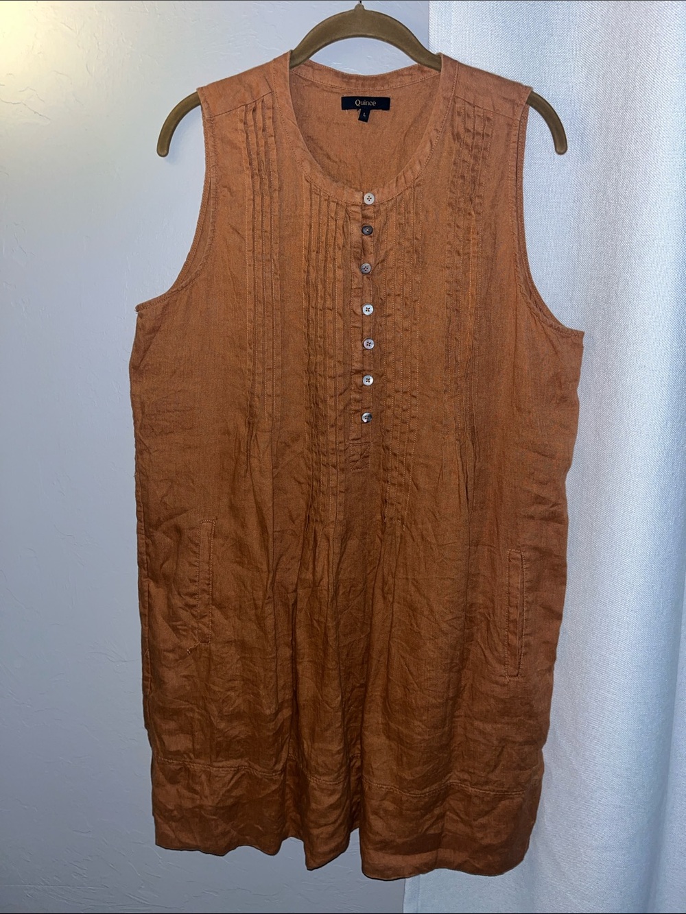 100% Linen Dress - Picture 4 of 8